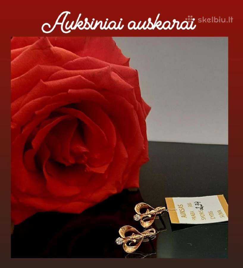 Auksiniai auskarai