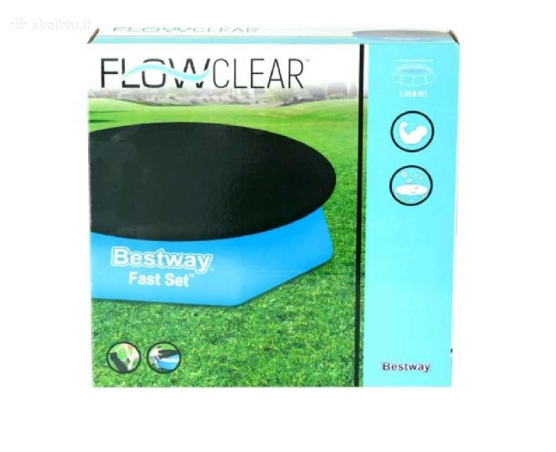 Baseino uždangalas 2,44 m Flowclear - nuotraukos Nr. 12