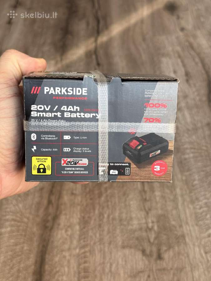 Parkside baterijos 4ah, + pakrovėjai - nuotraukos Nr. 4