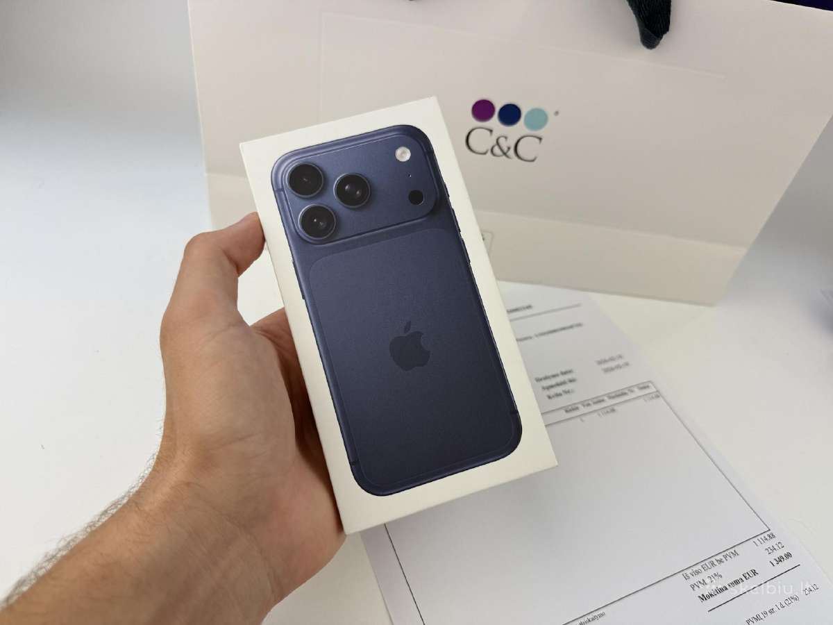 iPhone 17 Pro 256gb Deep Blue Garantija