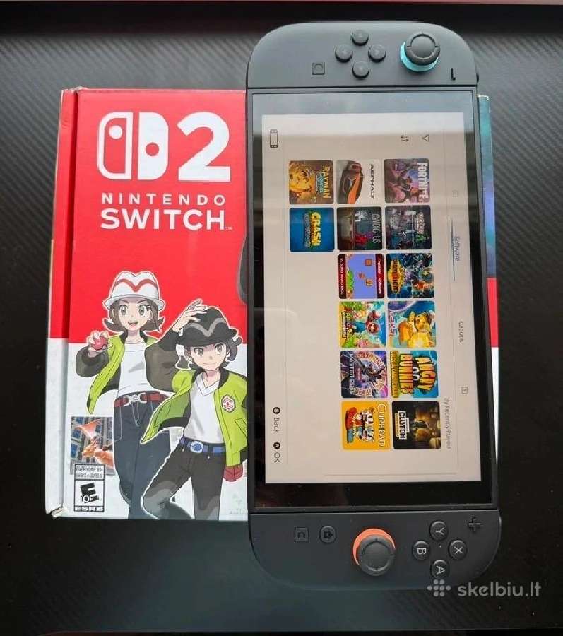 Nintendo Switch 2 + Pokmon Z-a ir kiti žaidimai