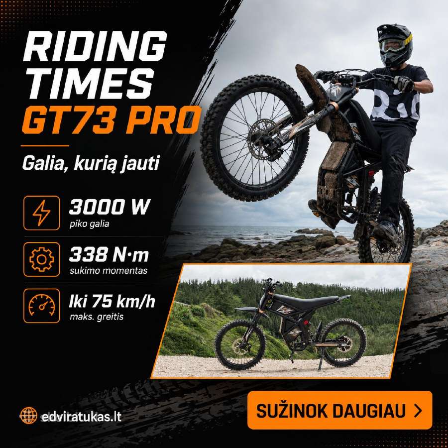 Riding Times Gt73 Pro elektrinis dviratis