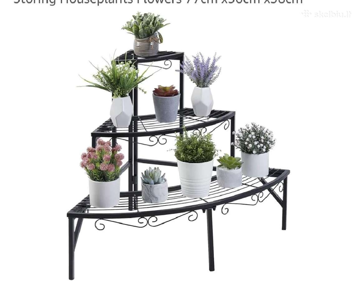 Parduodamas stilingas, 3 aukštų metalinis kampinis