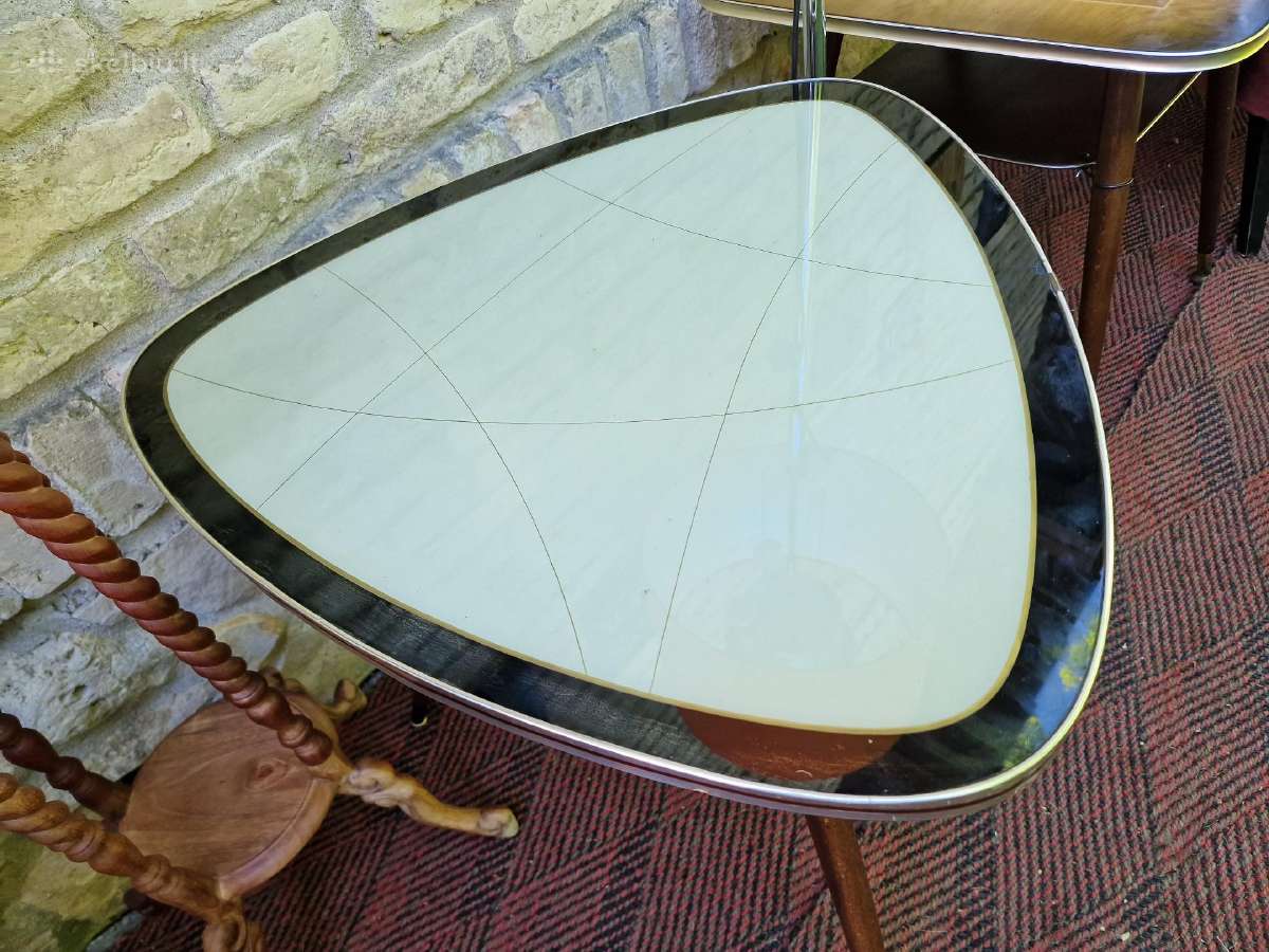 Vintažiniai mid century kavos staliukai - nuotraukos Nr. 4