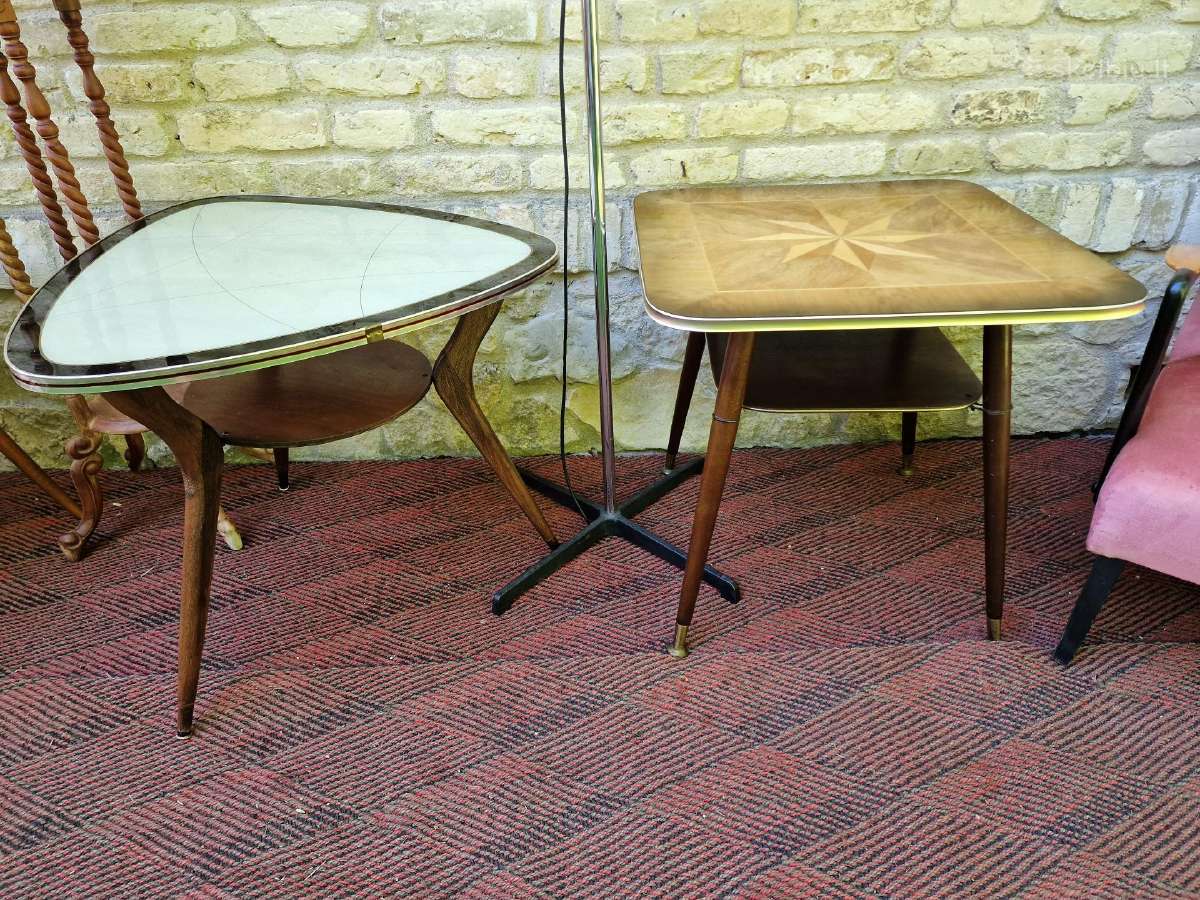 Vintažiniai mid century kavos staliukai - nuotraukos Nr. 5