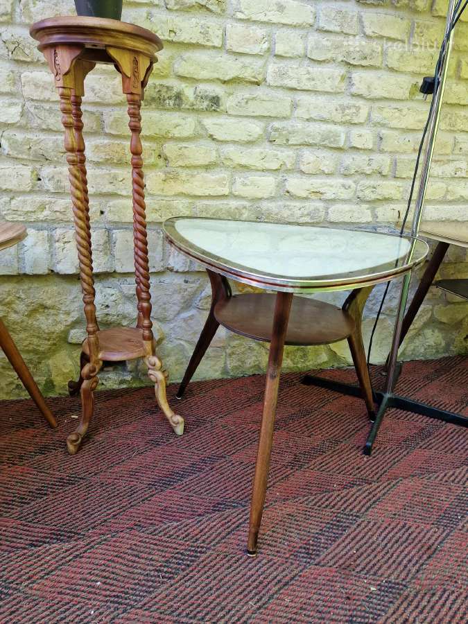 Vintažiniai mid century kavos staliukai - nuotraukos Nr. 9