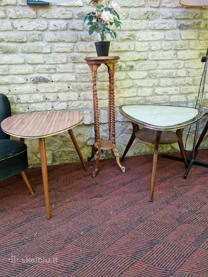 Vintažiniai mid century kavos staliukai - nuotraukos Nr. 14