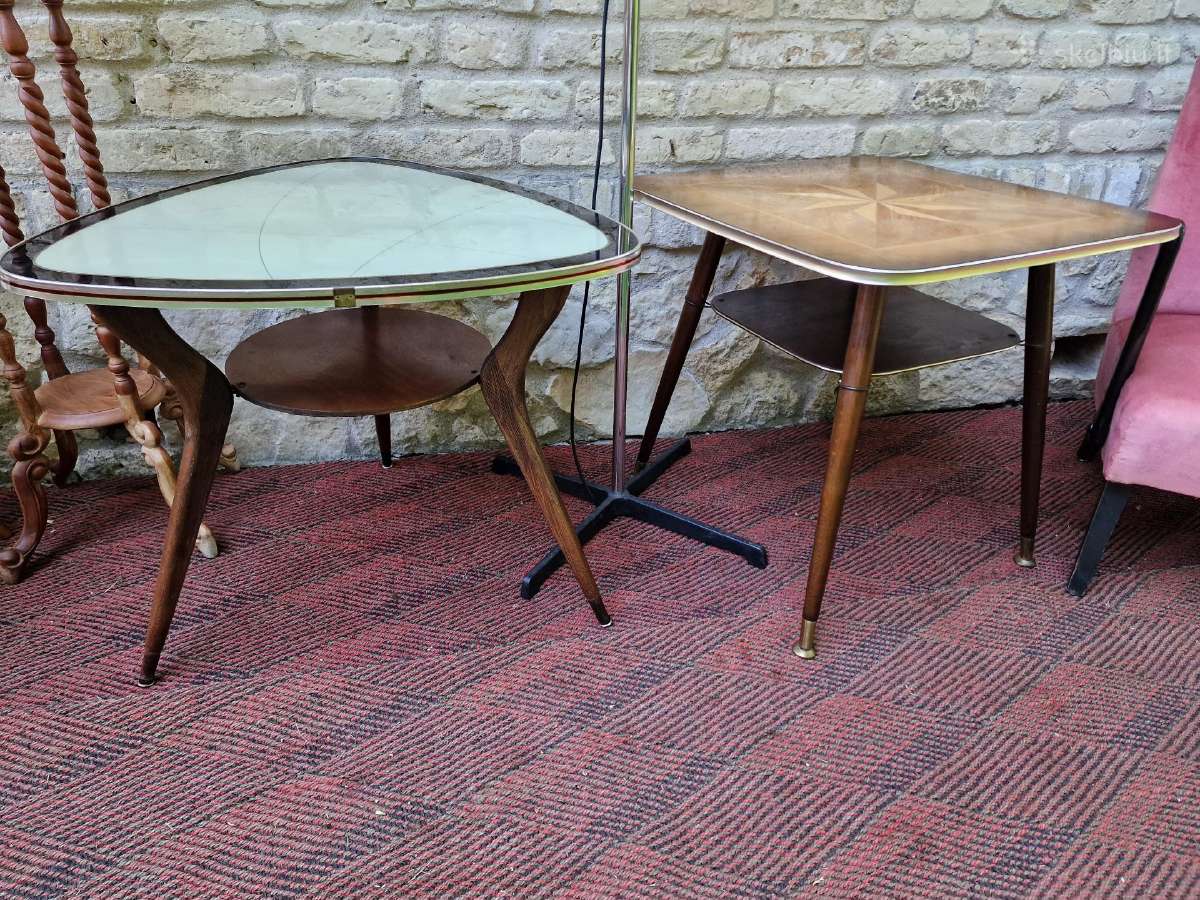 Vintažiniai mid century kavos staliukai - nuotraukos Nr. 16