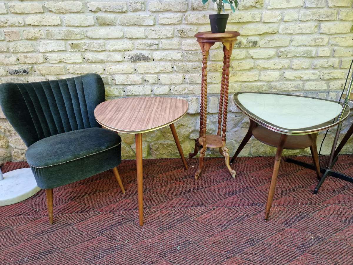 Vintažiniai mid century kavos staliukai - nuotraukos Nr. 19