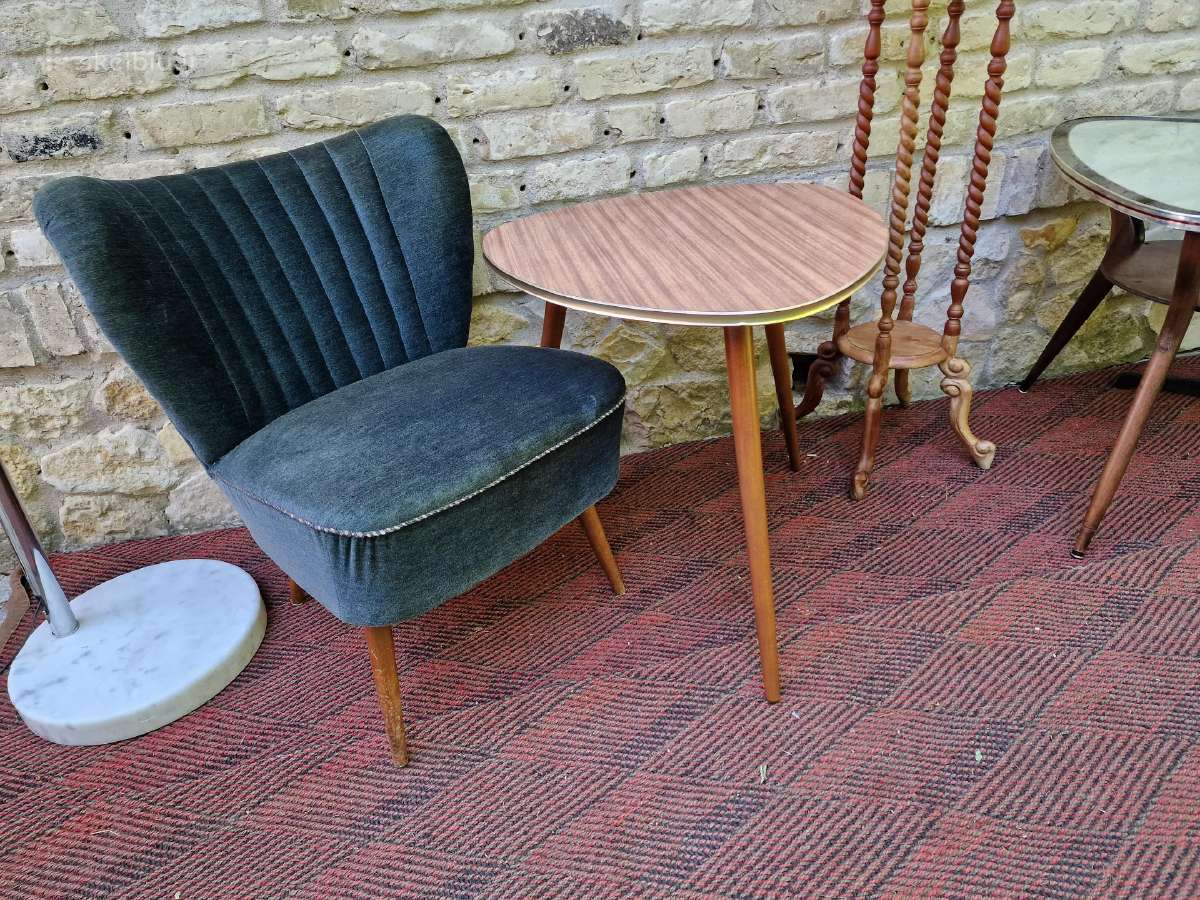 Vintažiniai mid century kavos staliukai - nuotraukos Nr. 21
