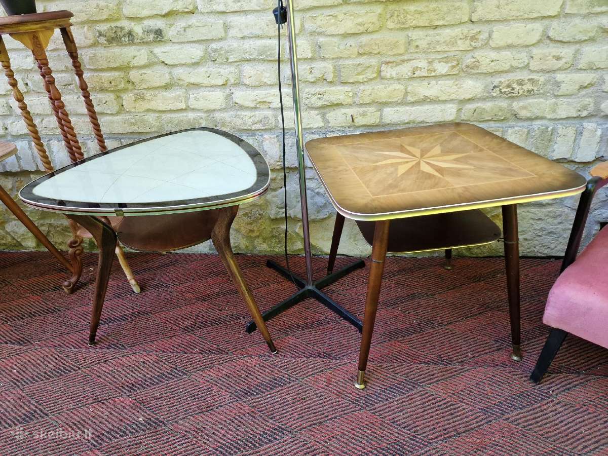 Vintažiniai mid century kavos staliukai - nuotraukos Nr. 23