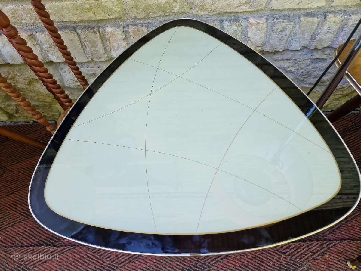 Vintažiniai mid century kavos staliukai - nuotraukos Nr. 25