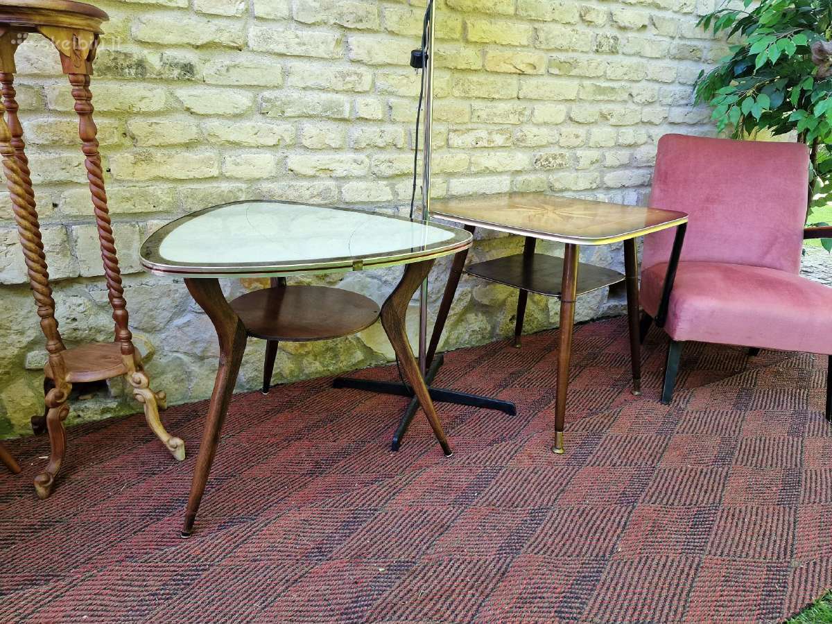 Vintažiniai mid century kavos staliukai - nuotraukos Nr. 28