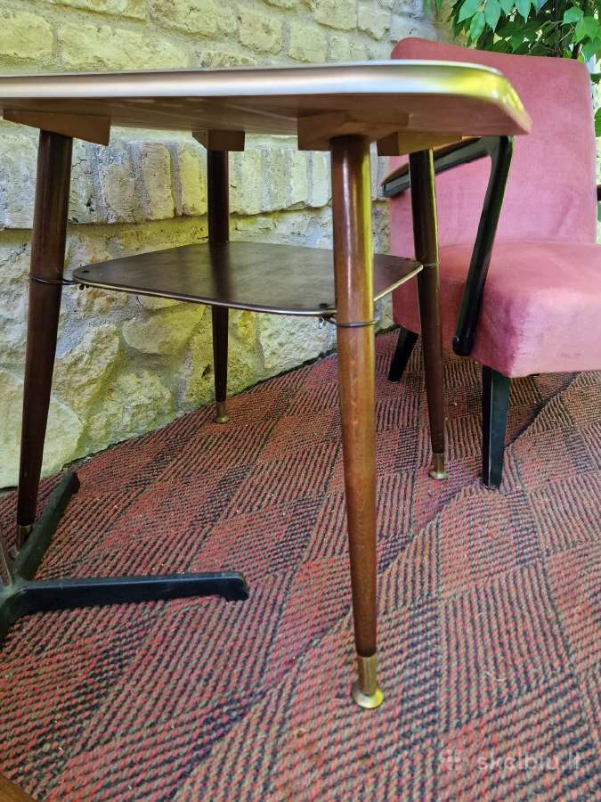 Vintažiniai mid century kavos staliukai - nuotraukos Nr. 30
