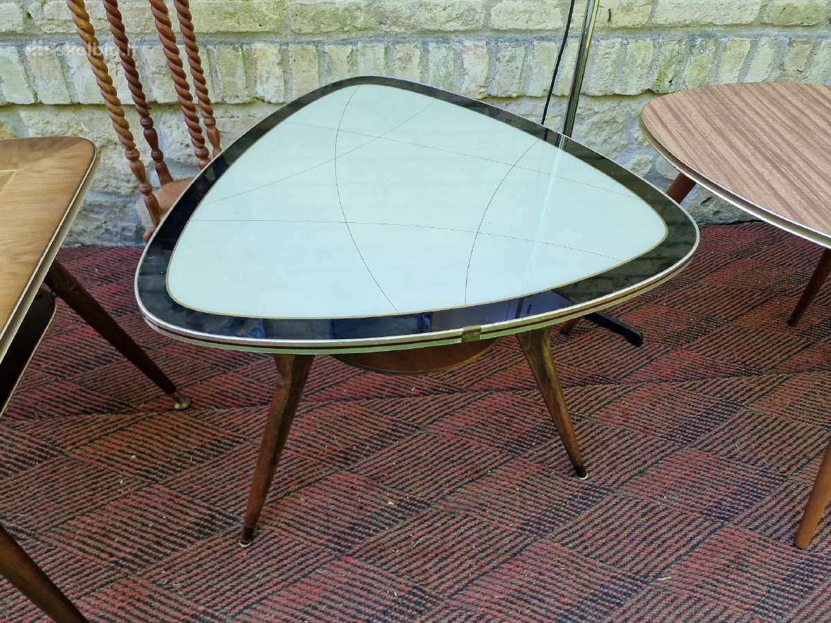 Vintažiniai mid century kavos staliukai - nuotraukos Nr. 38