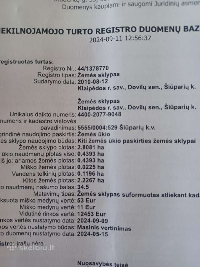Parduodamas miškų ūkio paskirties sklypas - nuotraukos Nr. 2