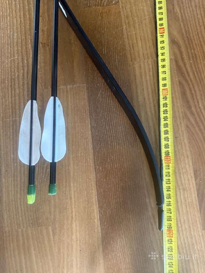 Šaudymo lankas su strėlėmis 120cm - nuotraukos Nr. 4