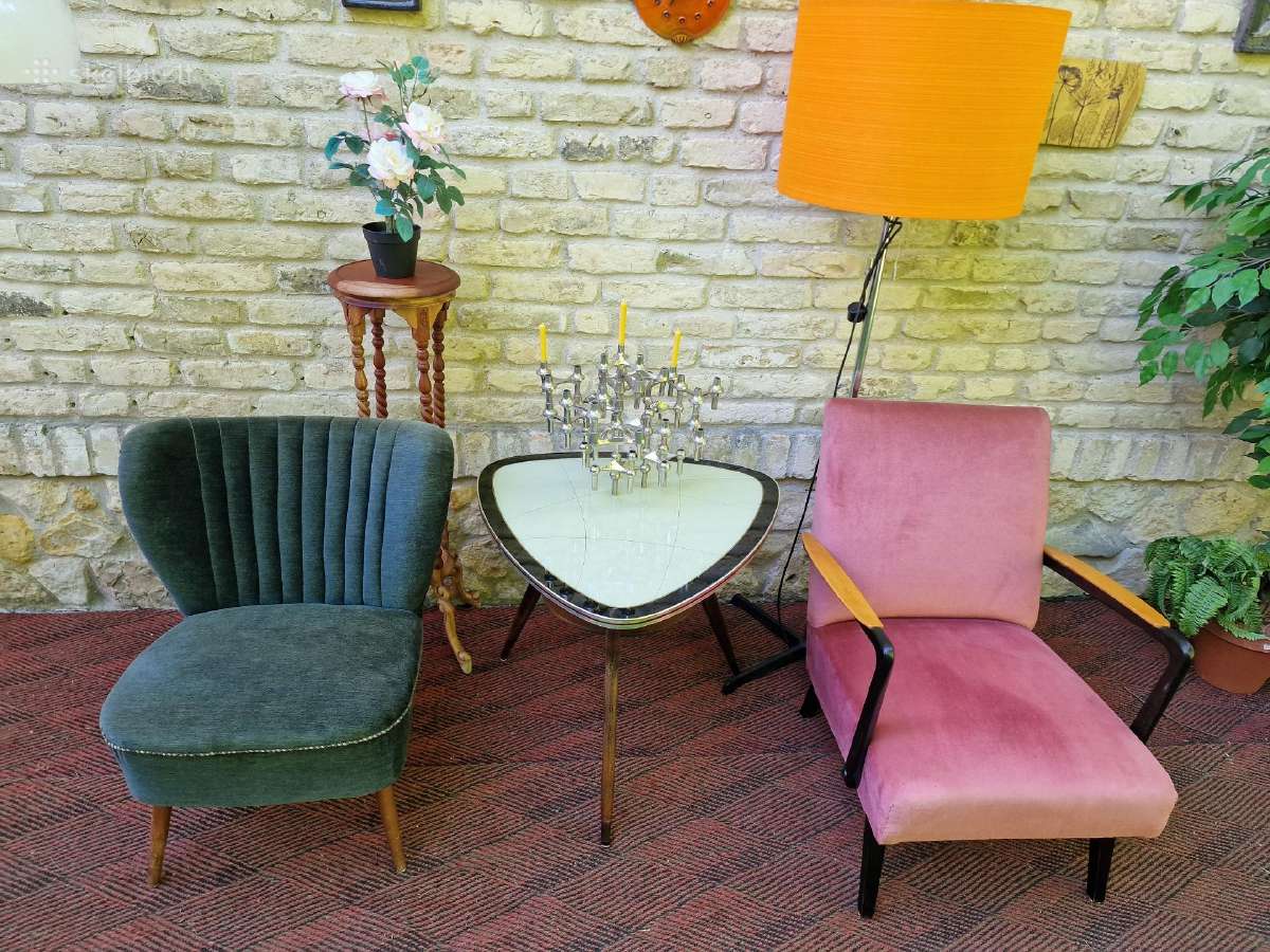 Vintažiniai mid century foteliai - nuotraukos Nr. 4