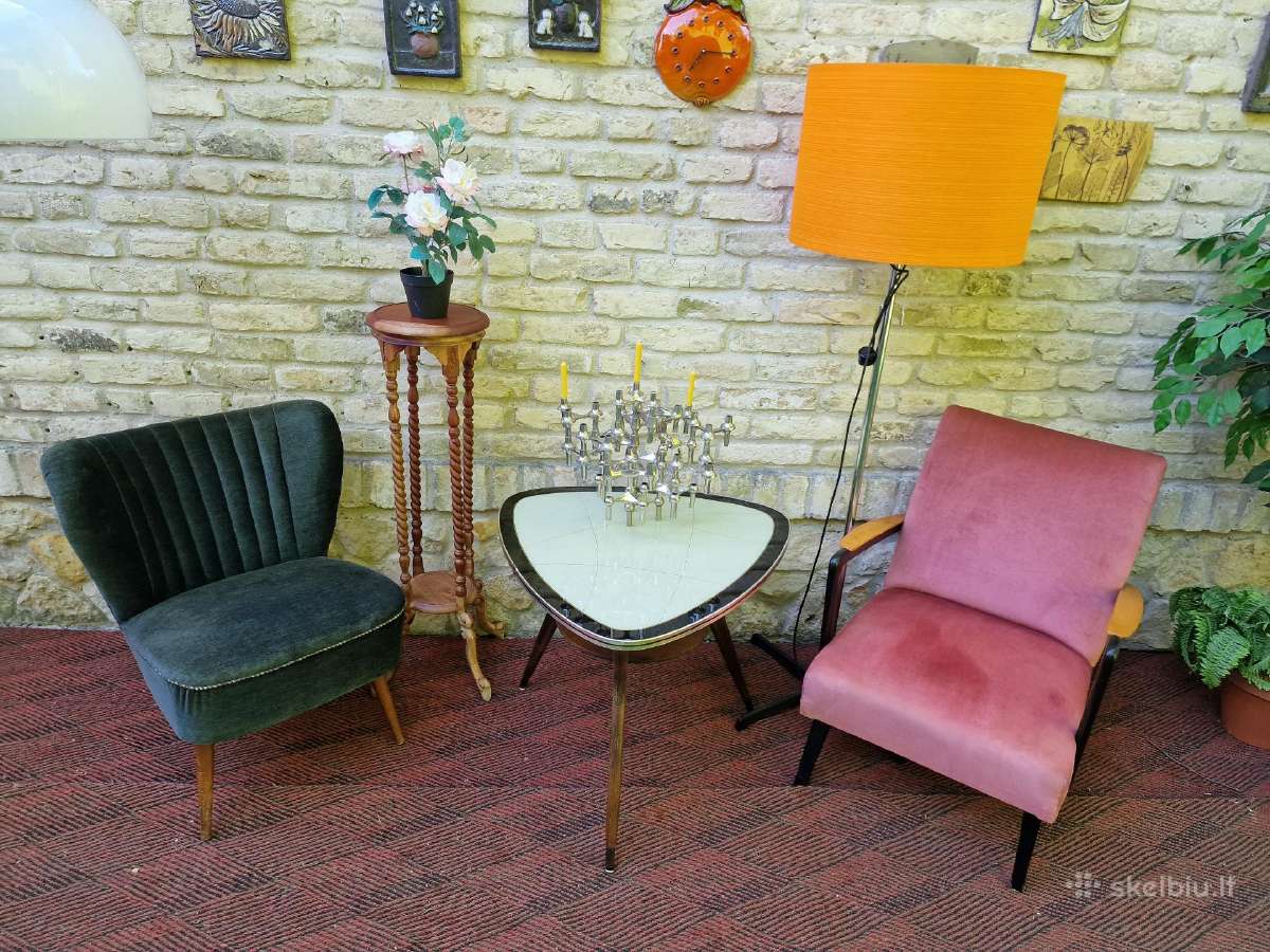 Vintažiniai mid century foteliai - nuotraukos Nr. 19