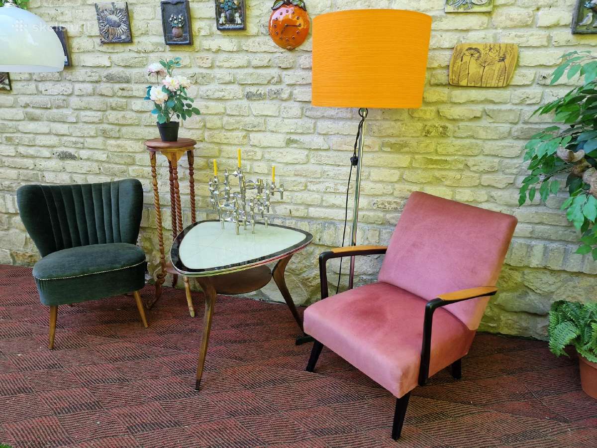 Vintažiniai mid century foteliai - nuotraukos Nr. 22