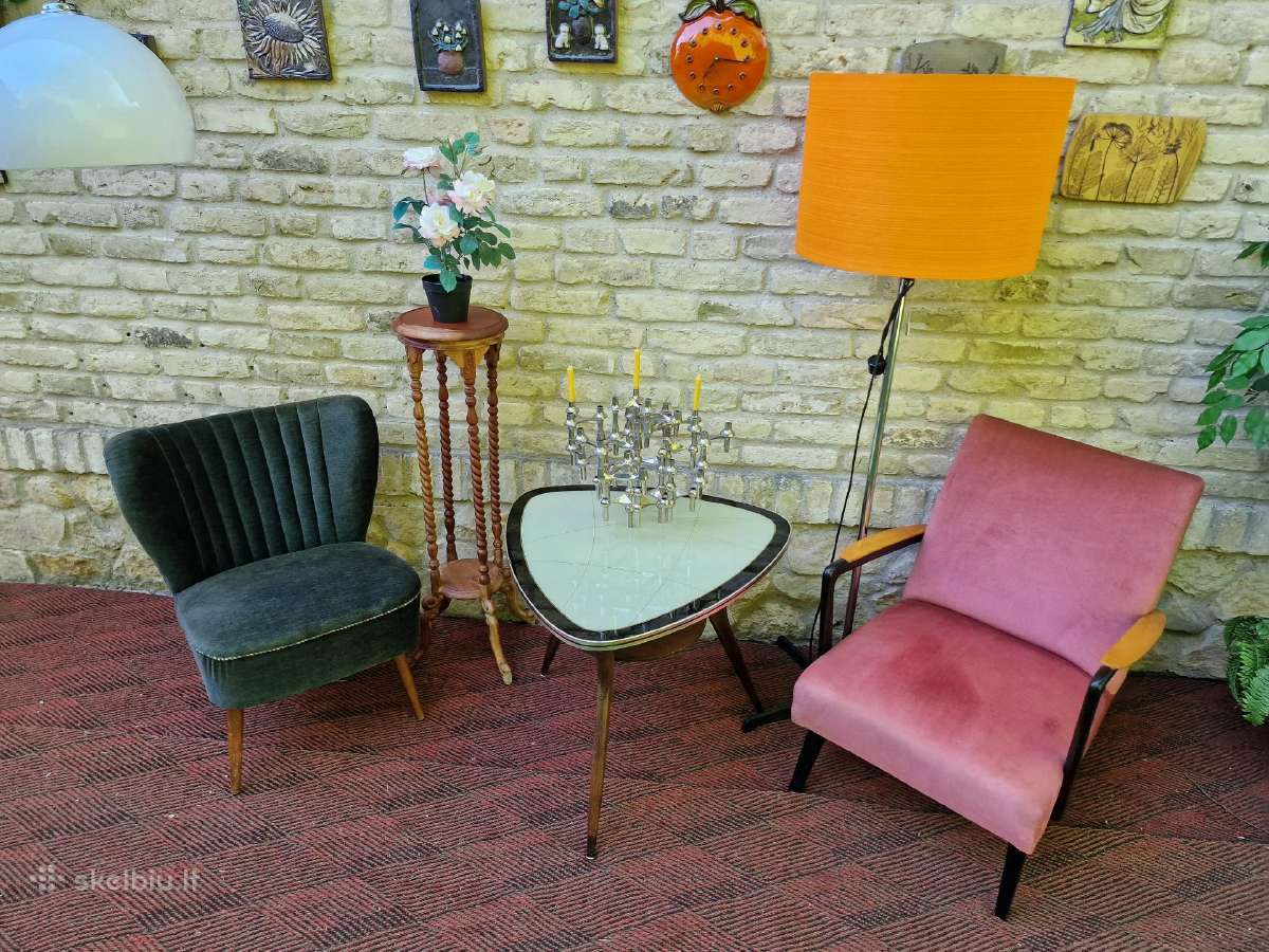 Vintažiniai mid century foteliai - nuotraukos Nr. 23