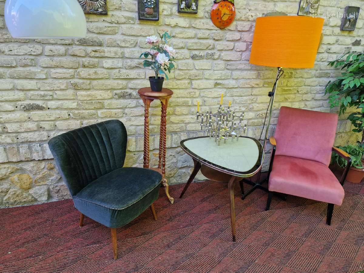 Vintažiniai mid century foteliai - nuotraukos Nr. 28