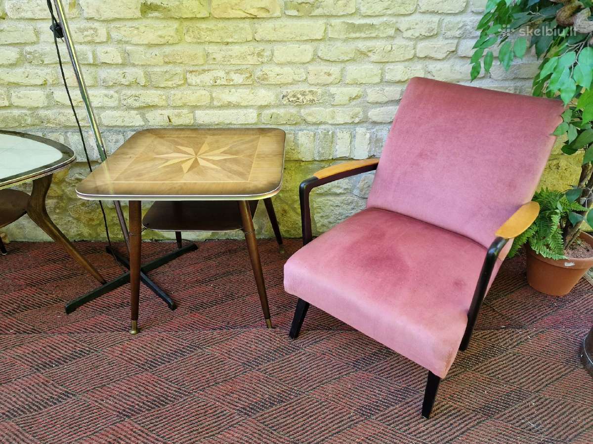 Vintažiniai mid century foteliai - nuotraukos Nr. 34