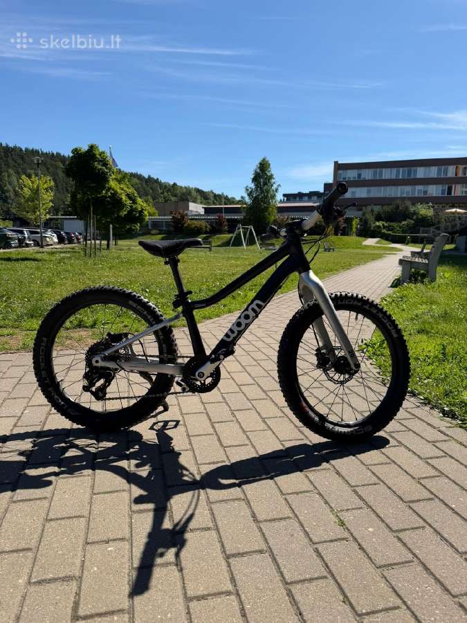 Vaikiškas dviratis Woom Off 4 / juodas