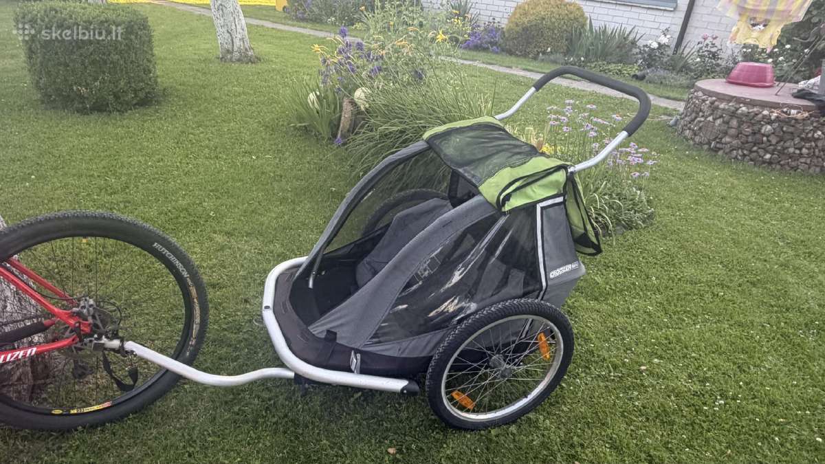 Dviračio priekaba Croozer Kid for 2 - nuotraukos Nr. 8