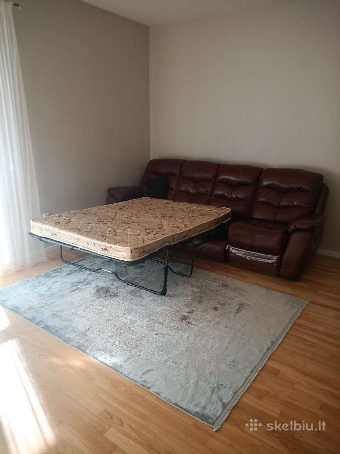 Sofa iš natūralios odos su miegamaja funkcija - nuotraukos Nr. 10