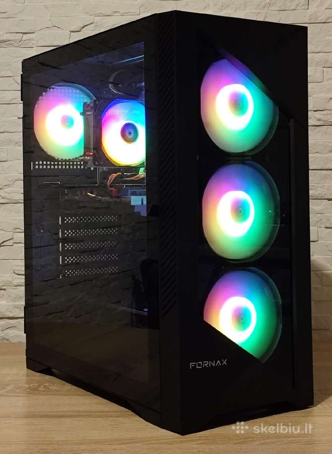 Žaidimų kompiuteris su i7/1tb SSD/16gb/1660ti 6gb
