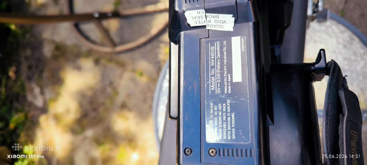 Vintage Panasonic Vhs kamera Japan - nuotraukos Nr. 10