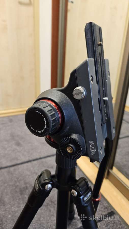 Manfrotto Mvh502ah galva + Benro A2681t trikojis - nuotraukos Nr. 4