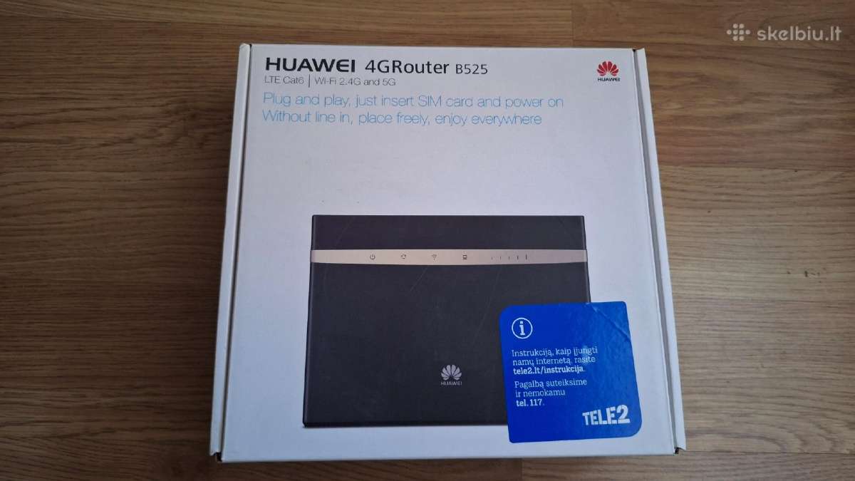 Huawei B525 modemas Black Edition