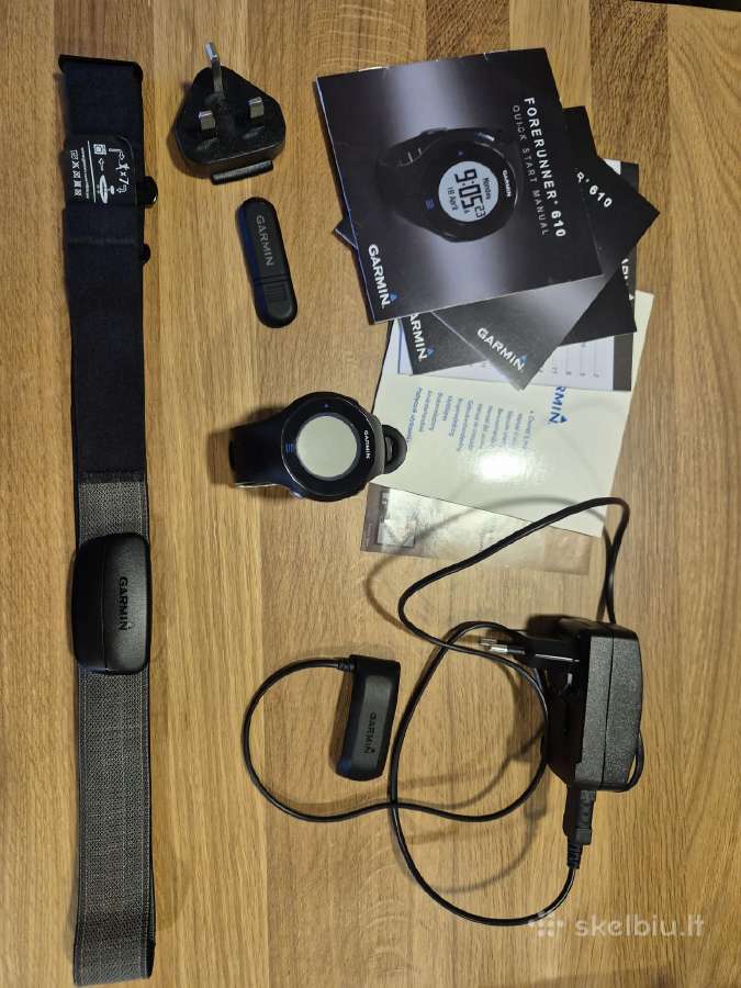 Garmin laikrodis su širdies ritmo matavimo diržu