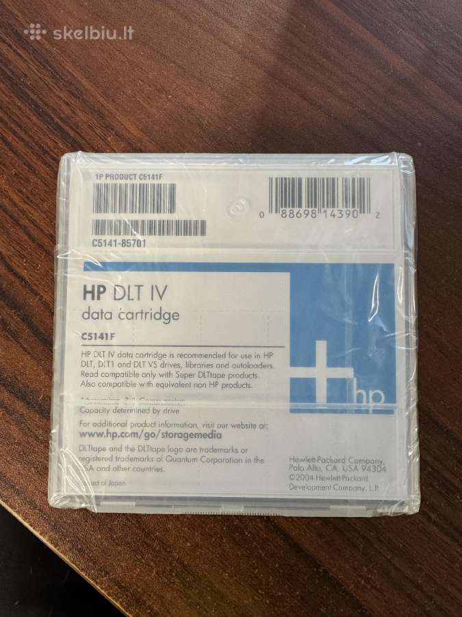 Hp Dlt Iv duomenų kasetės (C5141f) 4vnt - nuotraukos Nr. 2
