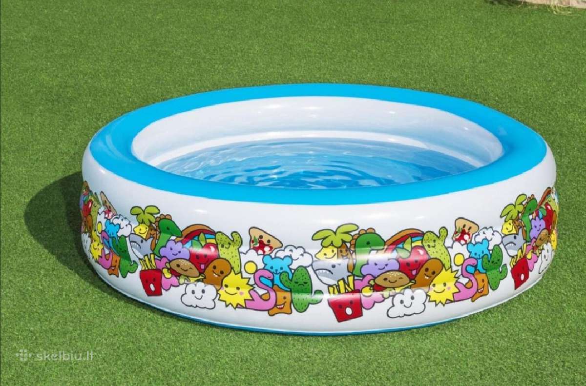 Naujas pripučiamas baseinas Bestway 196x53 cm - nuotraukos Nr. 3