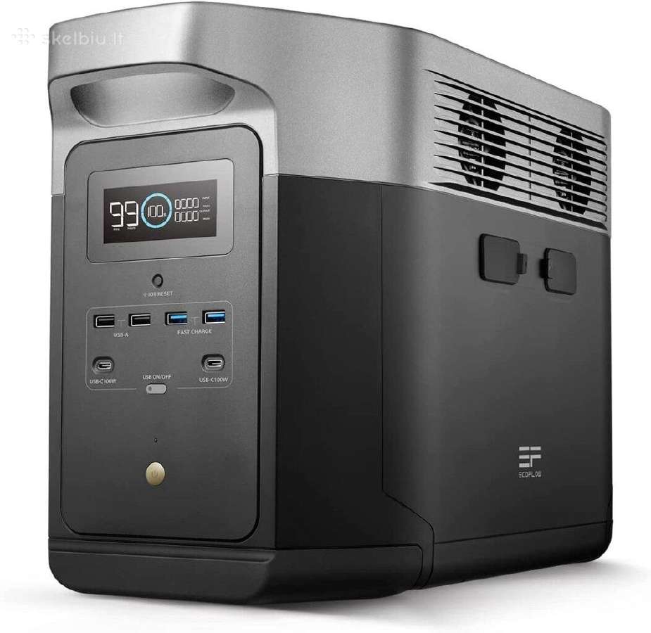 Ecoflow Delta Max 2kwh 2400w nesiojama stotele