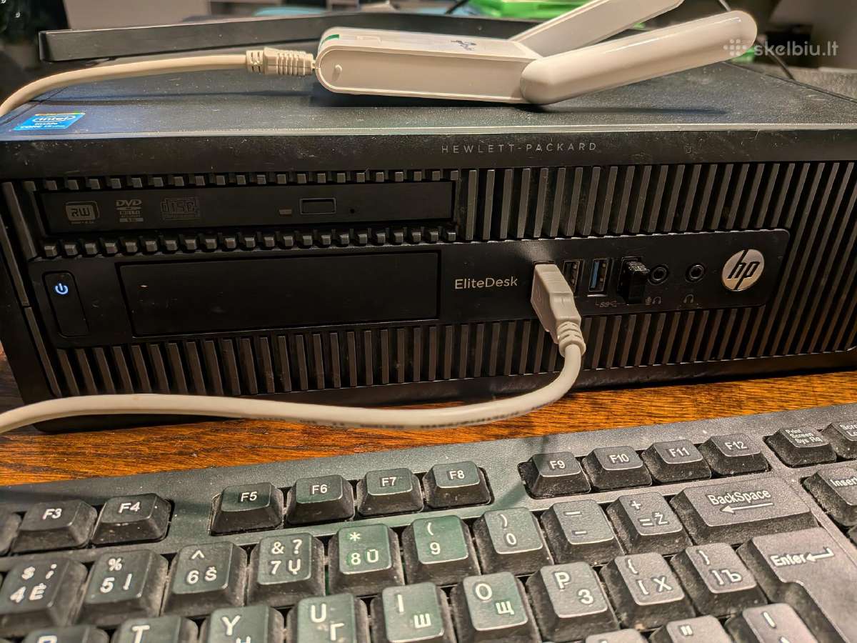 Hp Elitedesk i5/rtx1050ti 4gb/8gb/512 SSD/24" LED - nuotraukos Nr. 2