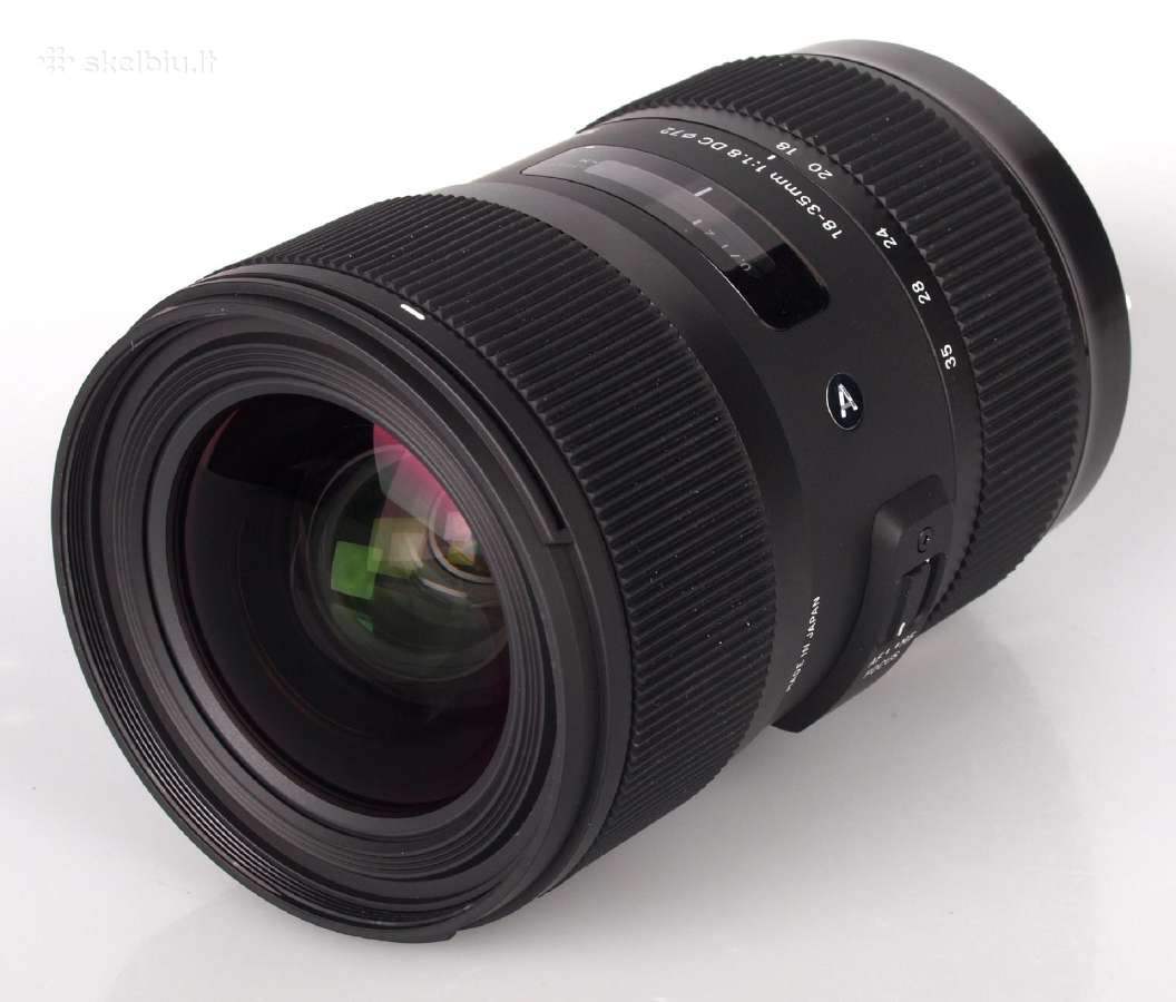 Sigma Art 18-35mm f/1.8 profesionalus objektyvas
