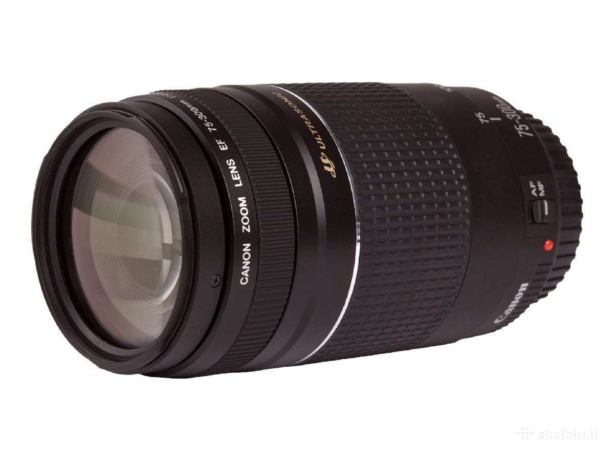 Canon Ef 75-300mm f/4-5.6 Telephoto objektyvas