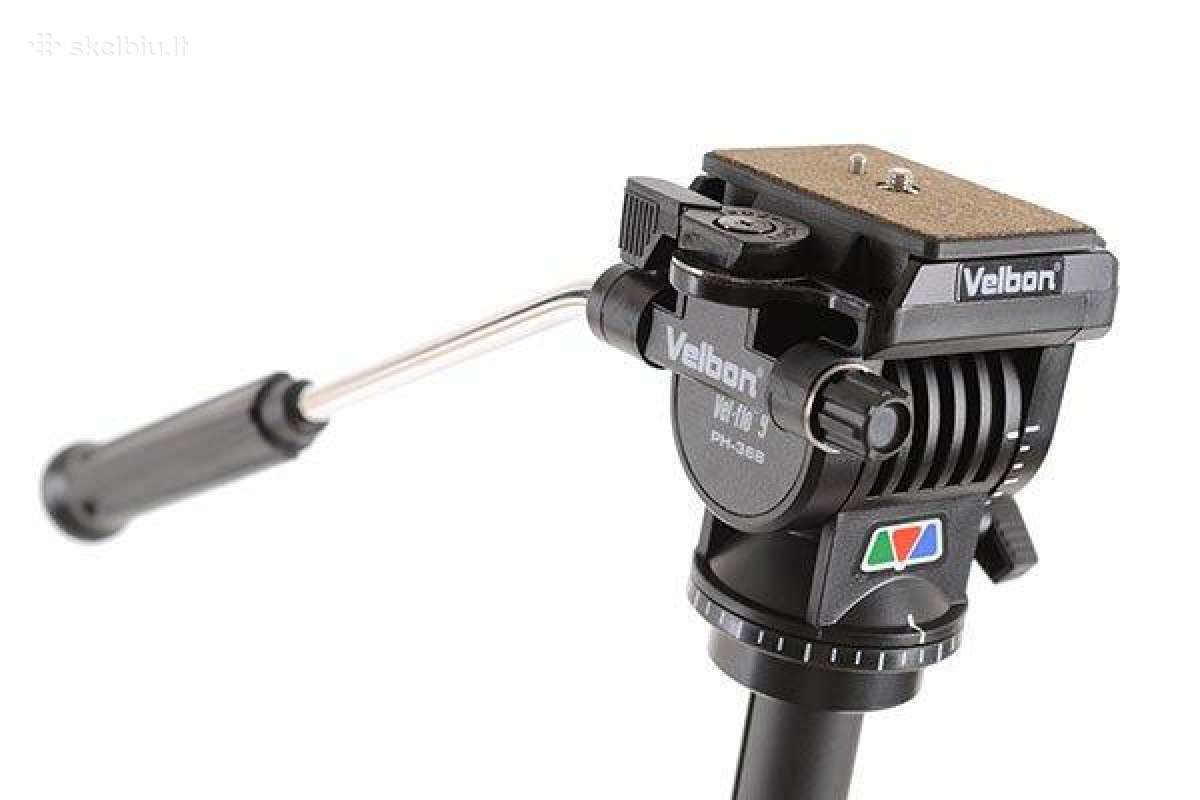 Velbon Dv-7000n video trikojis su Ph-368 galvute - nuotraukos Nr. 2