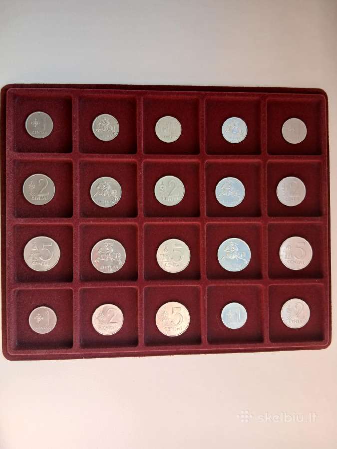 Lietuva Unc 1991 1,2,5 cnt