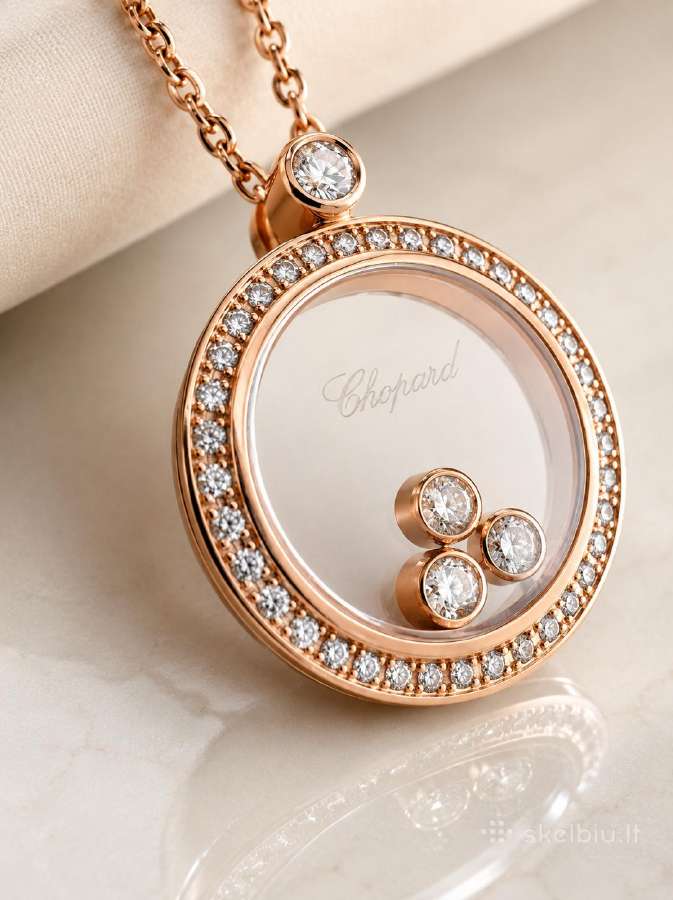 Originalus Chopard aukso papuošalas