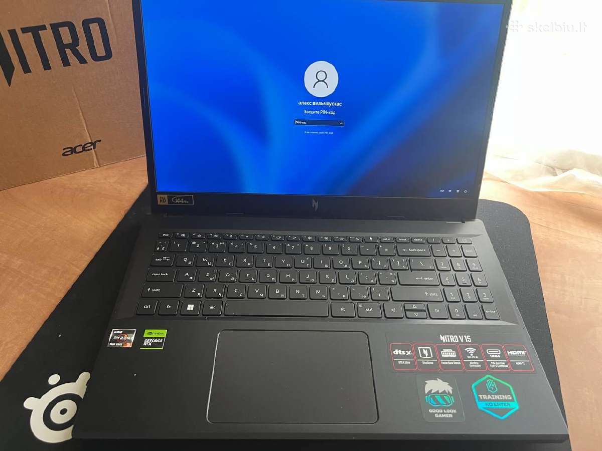 Acer nitro v15 - nuotraukos Nr. 3