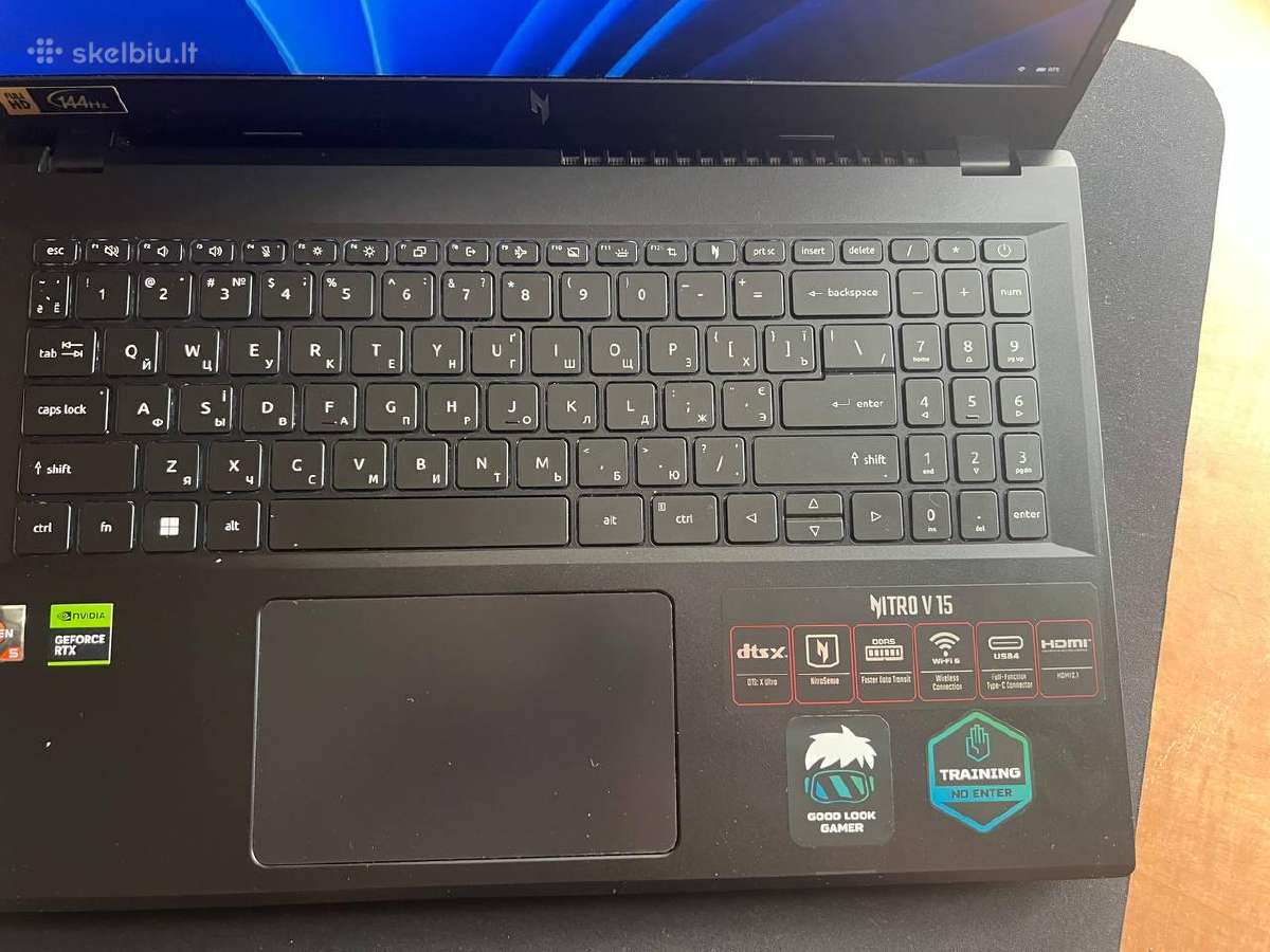 Acer nitro v15 - nuotraukos Nr. 4