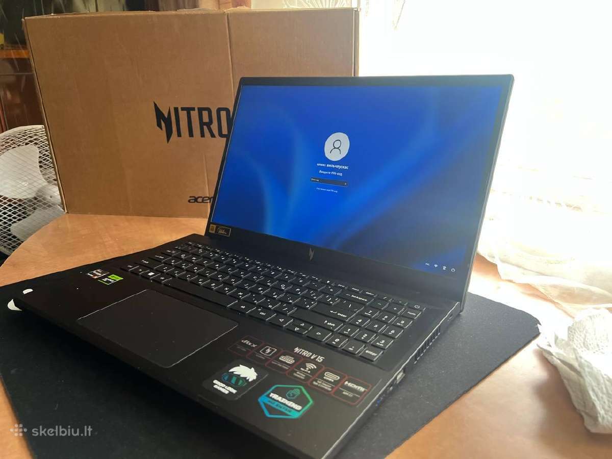 Acer nitro v15 - nuotraukos Nr. 6