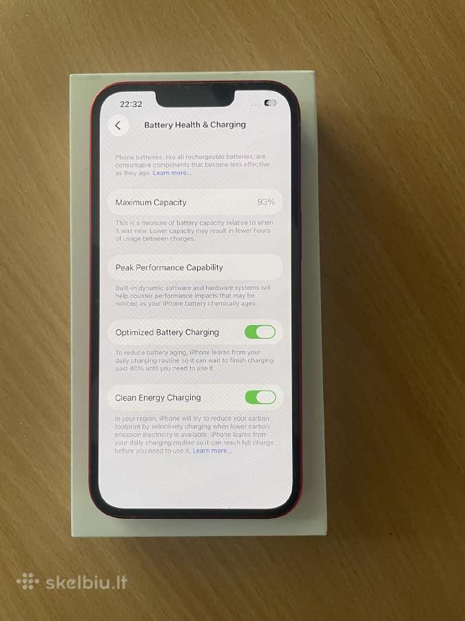 Apple iPhone 13,red,128gb - nuotraukos Nr. 5