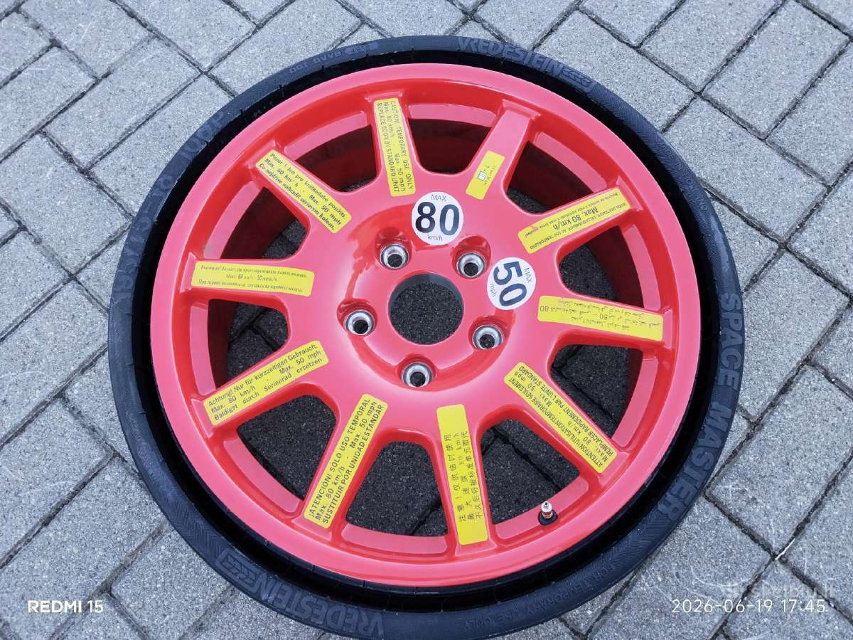 Porsche , Audi, Wv atsarginis originalus ratas R18