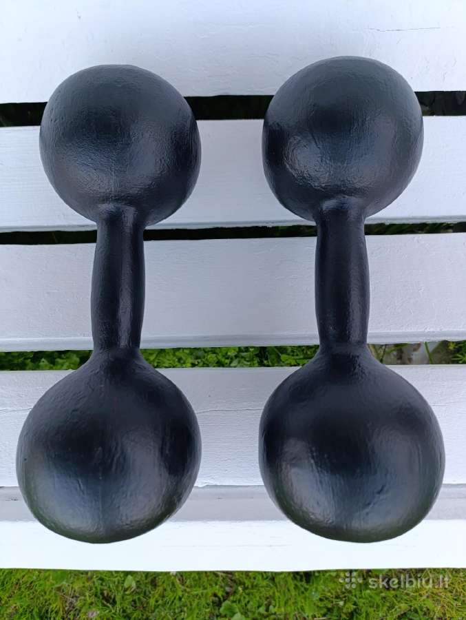 Metaliniai hanteliai (svarmenys) 2x15kg